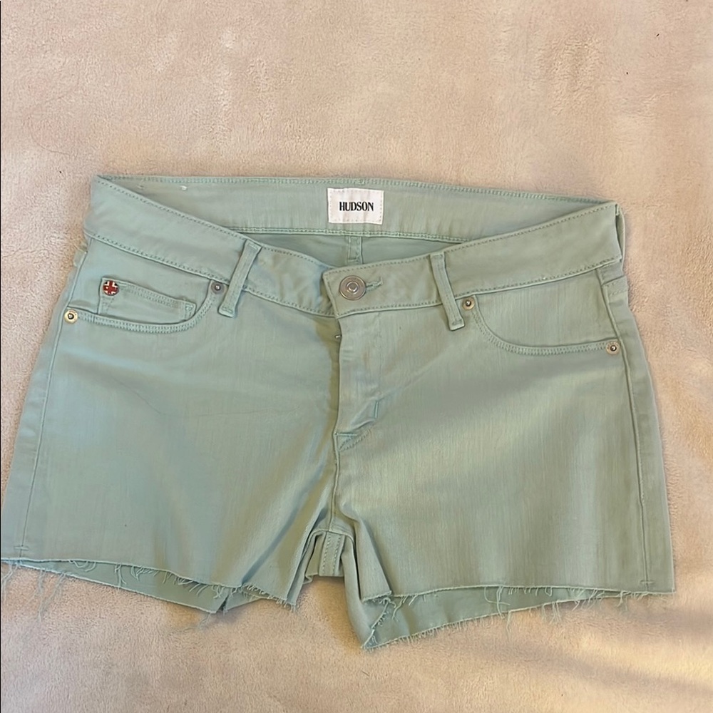 Hudson Jeans Women's Green Shorts